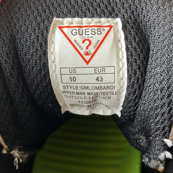 Guess white mens size 10 shoes crocodile print - Picture 8 of 8